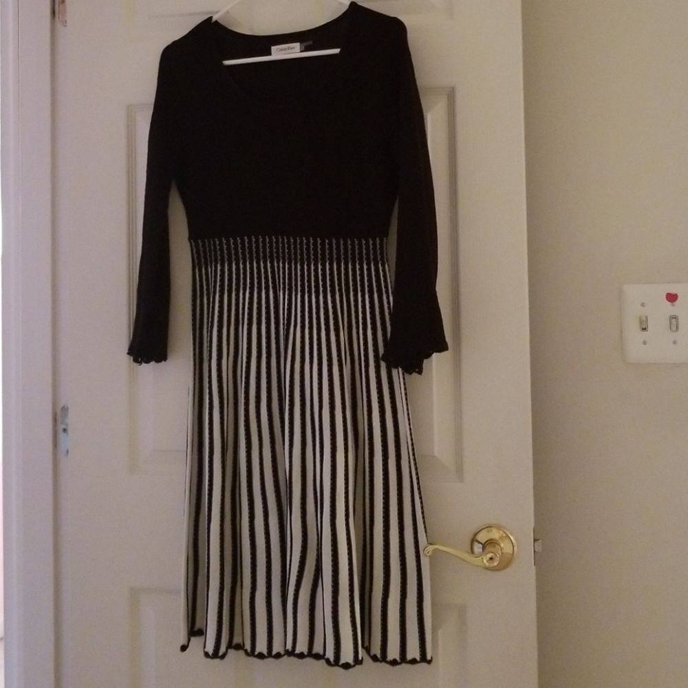 Calvin Klein Black/White Dress